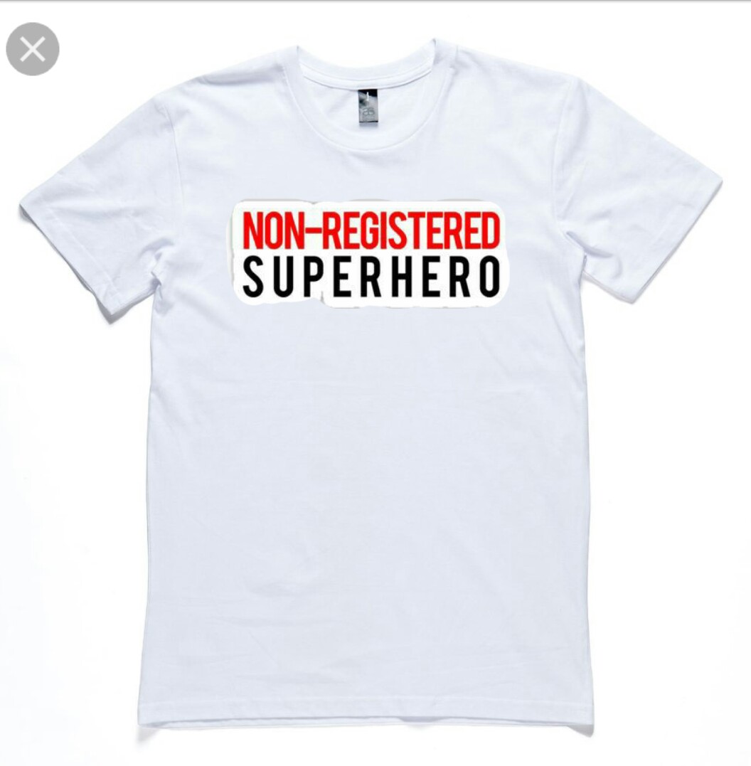 NONE SUPERHERO TEESHIRT