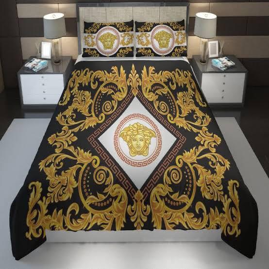 Golden Duvet BedSpread Design