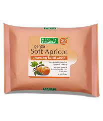 beauty formula apricot facial wipes and cleansers