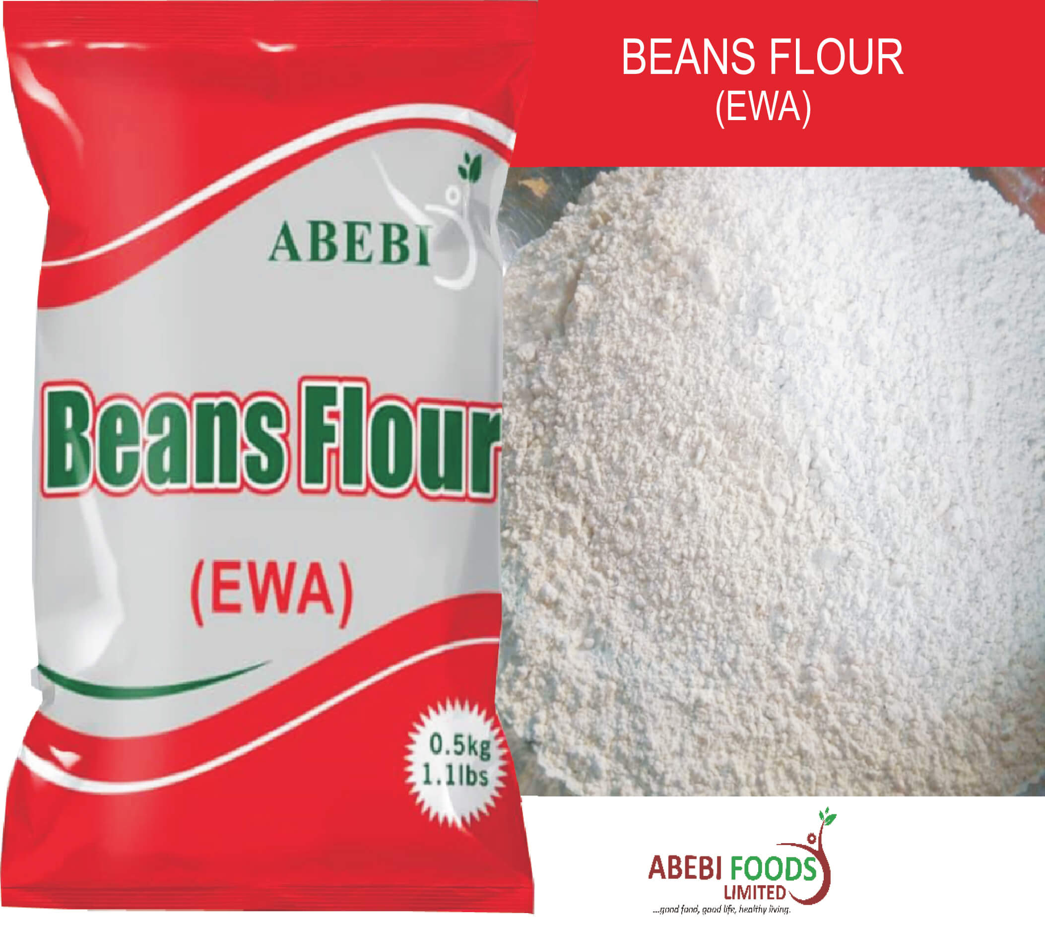 abebi beans flour 500g